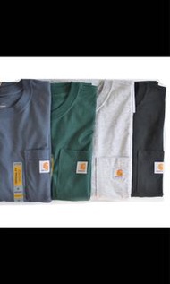 carhartt 美版 重磅  K87 口袋T