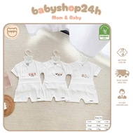 (Spring Summer Collection) Happy Kids Cotton Pettit Clothing Set short sleeve High Waist Pants to Ke