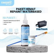 Sweeps * Shoe Care Starter Kit I Canvas Suede Shoe Paint I Repaint Waterbased I Repaint Paint I Shoe