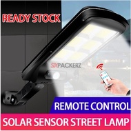 Solar Light 450W/250W/150W/50W LED Solar Street Light Lampu Outdoor Lighting 3 Modes Remote Control 