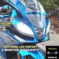 Aprilia Rs4 Rs125 - 💡6500k White LED Headlight Bulb - H1 H4 H7 H8 H9 H11 HB3 HS1 P15D BA20D H6 T19 T