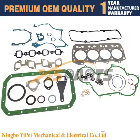 New 1DZ 1DZ-II 1DZ-2 Engine Gasket Kit with head gasket For 7-8FD Forklift Skid Loader For Toyota