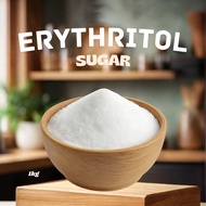 ERYTHRITOL 1KG / KETO SWEETENER / SUGAR REPLACEMENT / PEMANIS