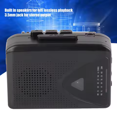 Cassette Player Tape Player Portable Cassette Player Classic Multifunction Supports AM FM Radio Ster