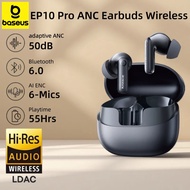 Baseus EP10 Pro ANC Earbuds with 50dB Realtime Adaptive Noise Cancelling Hi-Res LDAC IP55 Waterproof