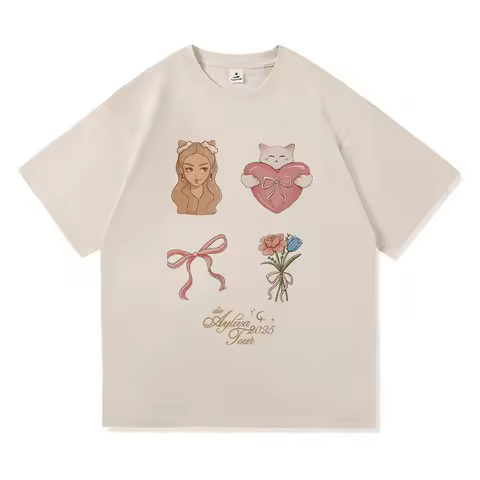 Die Ayliva Tour 2025 TShirt Fashion Men/women Clothing Vintage Harajuku High Quality Tops for Fans G