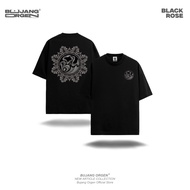 BUJANG ORGEN T-Shirt - " BLACK ROSE " - Regular Fit Black Series T-Shirt