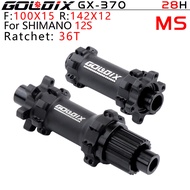 GOLDIX 28H DT350 240 MS XD HG แบริ่งปิดผนึกจักรยานเสือภูเขาเบา350G Ratchet36/60T Hub รองรับ SHIMANO 