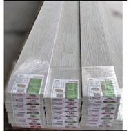 Lisplang grc motif serat kayu putih Shera 1meter / Custom lebar 20cm
