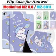 For Huawei MediaPad M2 8.0 Tablet PC M2-801L M2-801W M2-803L 8.0-inch Cute Pattern Tablet Case High 