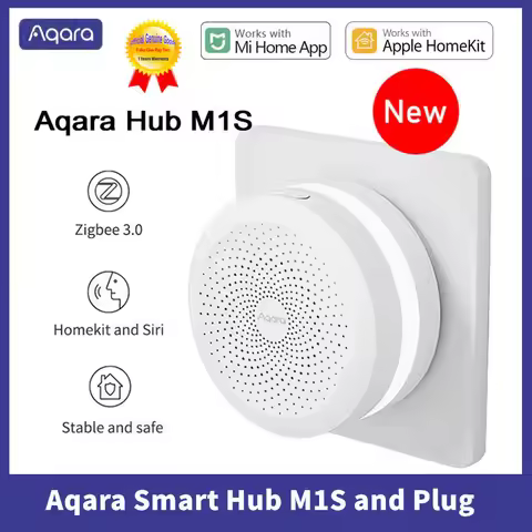 Aqara Smart Hub M1S Gateway Wireless Zigbee Wifi RGB LED Night Light Remote Control Smart Home For X