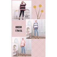 WOMEN'S BATWING BLOUSE TOP JUMBO BIGSIZE OVERSIZE BABYTERRY SPANDEX WHOLESALE ONLY - 1794