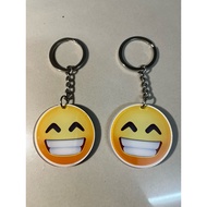 Laughing emoji keychain