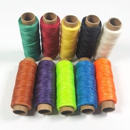 50m 150D Small Roll Hand Sewing Flat Wax Thread On Sole Thread Leather Accessories Hand Sewing Threa