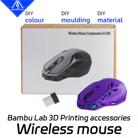 Mellow Diy Wireless Mouse Component kit For Bambu Lab Wireless Mouse 002 3D Printing Accessories Wir
