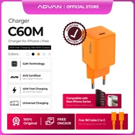 ADVAN C60M Ultra Mini GaN Charger 45W USB-C | Fast Charging PD PPS AVS | Original