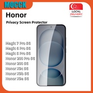[SG ] PRIVACY Tempered Film For Honor Screen Protector Glass for  400 Lite Smart Magic 7 Pro 6 5 Pro