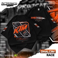 KTM TRAIL RACING DISTRO T-SHIRT FUL COTTON 24S, KTM RACING DISTRO T-SHIRT, KTM TRAIL T-SHIRT, KTM RA