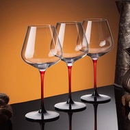 [Burgundy Ultra-Thin Handmade Red Wine Glass] 2pcs Crystal Glass Wine Glass Red Wine Glass White Win