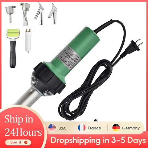 Plastic Welder Professional Hot Air Gun 1600W Hot Air Gun Automatic Plastic Welding Gun for PVC viny