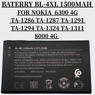 BATERRY NOKIA BL-4XL 1500MAH FOR NOKIA 6300 4G TA-1286 TA-1287 TA-1291 TA-1294 TA-1324 TA-1311 8000 
