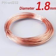 T2 99.9 Pure Copper Wire Copper Coil Conductive Red Copper Bare Line Superfine Copper Wire diameter 0.2-3mm