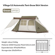 Naturehike Village 5.0 เต็นท์ 3-4 คน กันน้ำ กันแดด พับได้ อัตโนมัติ สำหรับตั้งแคมป์กลางแจ้ง