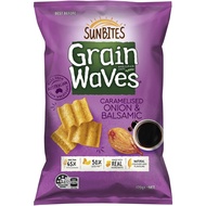 Sunbites Grain Waves Wholegrain Chip Caramelized Onion & Balsamic 170g - Australia