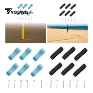 [Available] 6 Pieces Beach Volleyball Lines, Court Lines 8M Long Boundary Lines Highly Visible Suppl