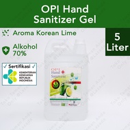 OPI Hand Sanitizer Gel Korean Lime 5L / 5Liter 5 Liter