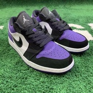 全新 Air Jordan 1 Low 黑紫腳趾 Court Purple