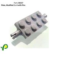 Plastic Part No. Parts 30157 / 40687 Plate Modified 2x4 with Pins