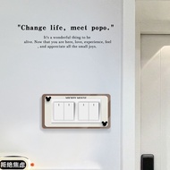 3D Switch Sticker ins Mickey Mouse Decorative Wall Sticker Double and Triple Acrylic Socket Cover G3