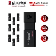 Set of 10 USB 3.0 Kingston DT100G3 32GB upto speed 100MB/s - Official distributor