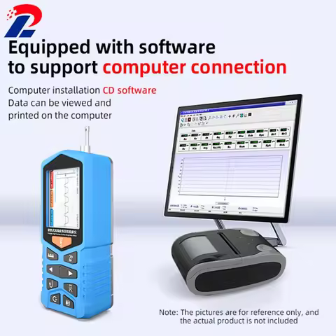 High Precision Digital Surface Roughness Meter Flat Inclined Curved Surface Small Hole Smoothness Te