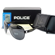 POLICE Pilot Polarized Color Sunglasses Mens Driving Sunglasses Alloy Frame Color Glasses Outdoor Travel Essentials