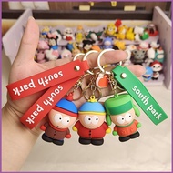 YT3 South Park Keychain cute bag pendant Creative couple doll key ring