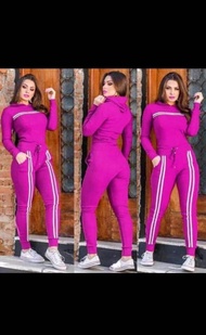 Baju Setelan Olahraga Wanita Senam/Zumba Aerobik High Quality Premium