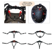 [Loviver] Helmet Retention System Bicycle Accessories Climbing Exercise Black Cycle