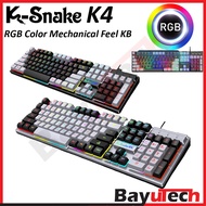 K-Snake K4 KEYBOARD ONLY / Cadeve 6800 KBM Aluminum Alloy Wired RGB Gaming Keyboard