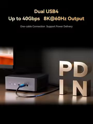 MINISFORUM UM790 Pro Ryzen 9 7940HS Mini PC DDR5 PCIe4.0 SSD Windows 11 Pro WiFi6E BT5.3 2.5G LAN De