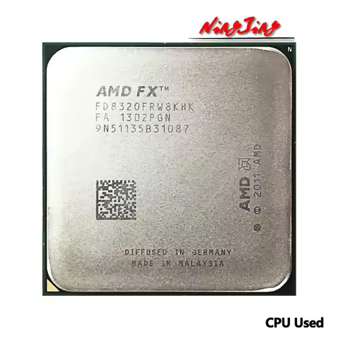 AMD FX-Series FX-8320 FX 8320 3.5 GHz Used Eight-Core CPU FD8320FRW8KHK Socket AM3+