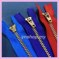 YKK 5 inci Metal Zipper 4YG Golden Brass Chain