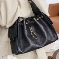 25BAG Genuine Leather Rhombus Shoulder Messenger Bag Large Capacity Female Bag CH888888-20251208