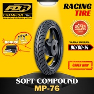FDR SOFT COMP SPORT MP76 TIRES (90/80-14 & 100/80-14 & 90/80-17) FDR MP76 TUBLES RACING TIRES SOFT C