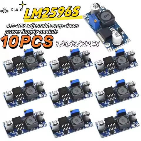 1 - 15PCS LM2596S Step Down Module DC to DC Buck Converter Voltage Regulator Conversion Power Supply