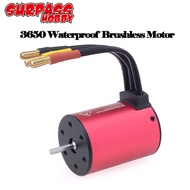 Surpass Hobby 3650 Waterproof Brushless Motor 1650KV 2050KV 3600KV 4500KV 9000KV for 1/10 RC Car
