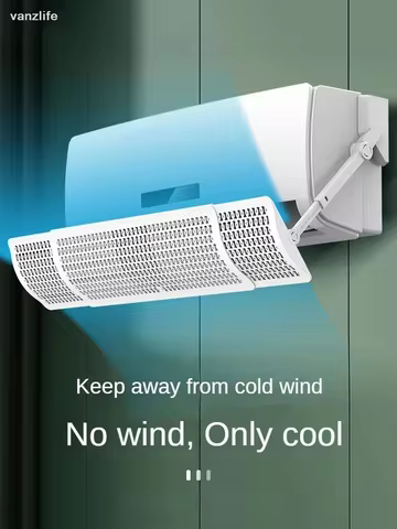Air Conditioner Windshield Anti-Direct Blowing Air Mask Air Conditioning Shield Wind Guide Deflector