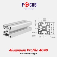 4040 ALUMINIUM PROFILE 4040 HEAVY DUTY SIMULATOR RIG 40x40 [ CUSTOMISE LENGTH ]