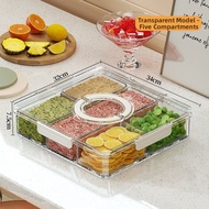 Ice Powder Storage Spice Box With Compartments
